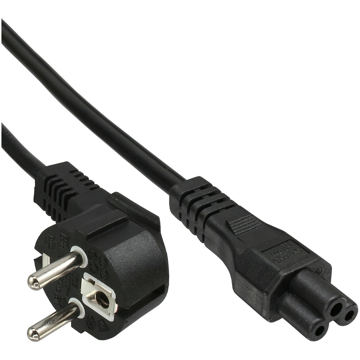 Cable De Alimentación De Ca Inline Para Notebook Negro 2m