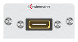 Kindermann 7444000542 Hdmi Inserto 50x50 Con Mazo De Cables