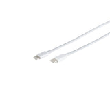 S-Impuls Usb-C Cable Adaptador, 8-Pin, Pd, Abs, Blanco, 1,5m
