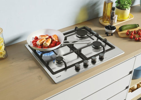 EAN 8016361967038 - Candy Idea CHG6BR4WX Acero inoxidable Integrado 60 cm Encimera de gas 4 zona(s) imagen 4