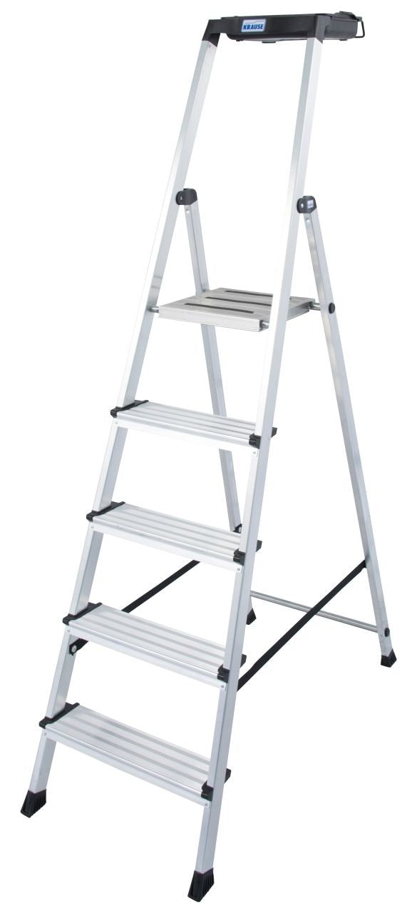 Krause Escalera De Tijera Bandeja L 5 Peldaños 126535