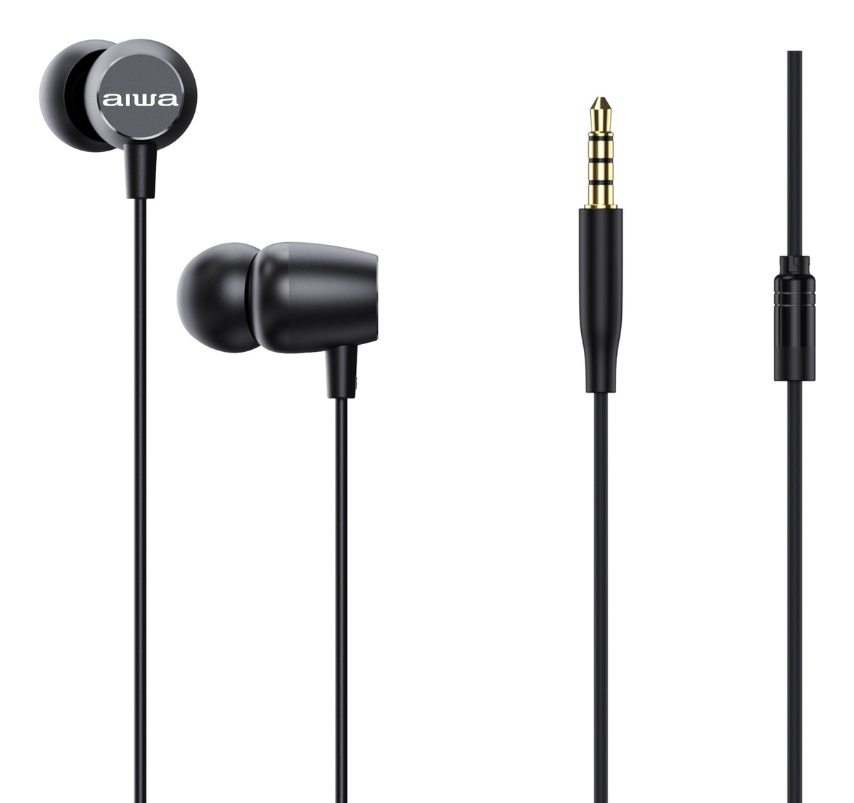 EAN 8435256810738 - Aiwa ESTM-20BK auricular y casco Auriculares Alámbrico Dentro de oído Llamadas/Música/Deporte/Uso diario  imagen 1