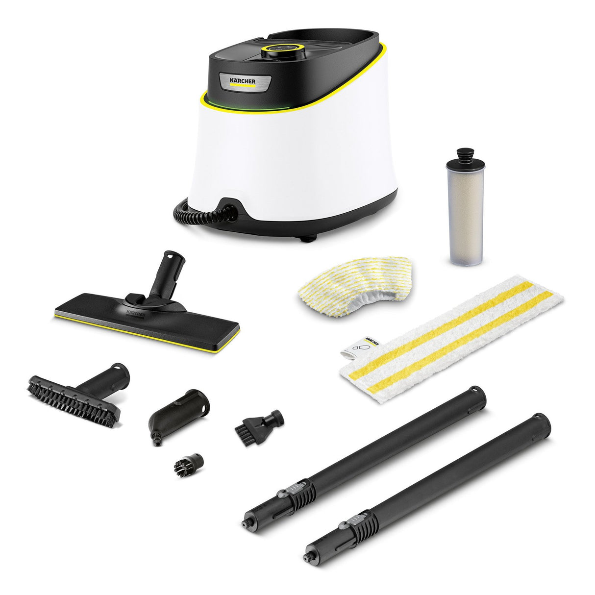 EAN 4066529129338 - Kärcher SC 3 Deluxe Textile Edition Limpiador a vapor de cilindro 1 L 1900 W Negro, Blanco imagen 1