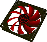EAN 4713105963021 - Mars Gaming MF12 sistema de refrigeración para ordenador Carcasa del ordenador Ventilador 12 cm Negro, Ro imagen 1