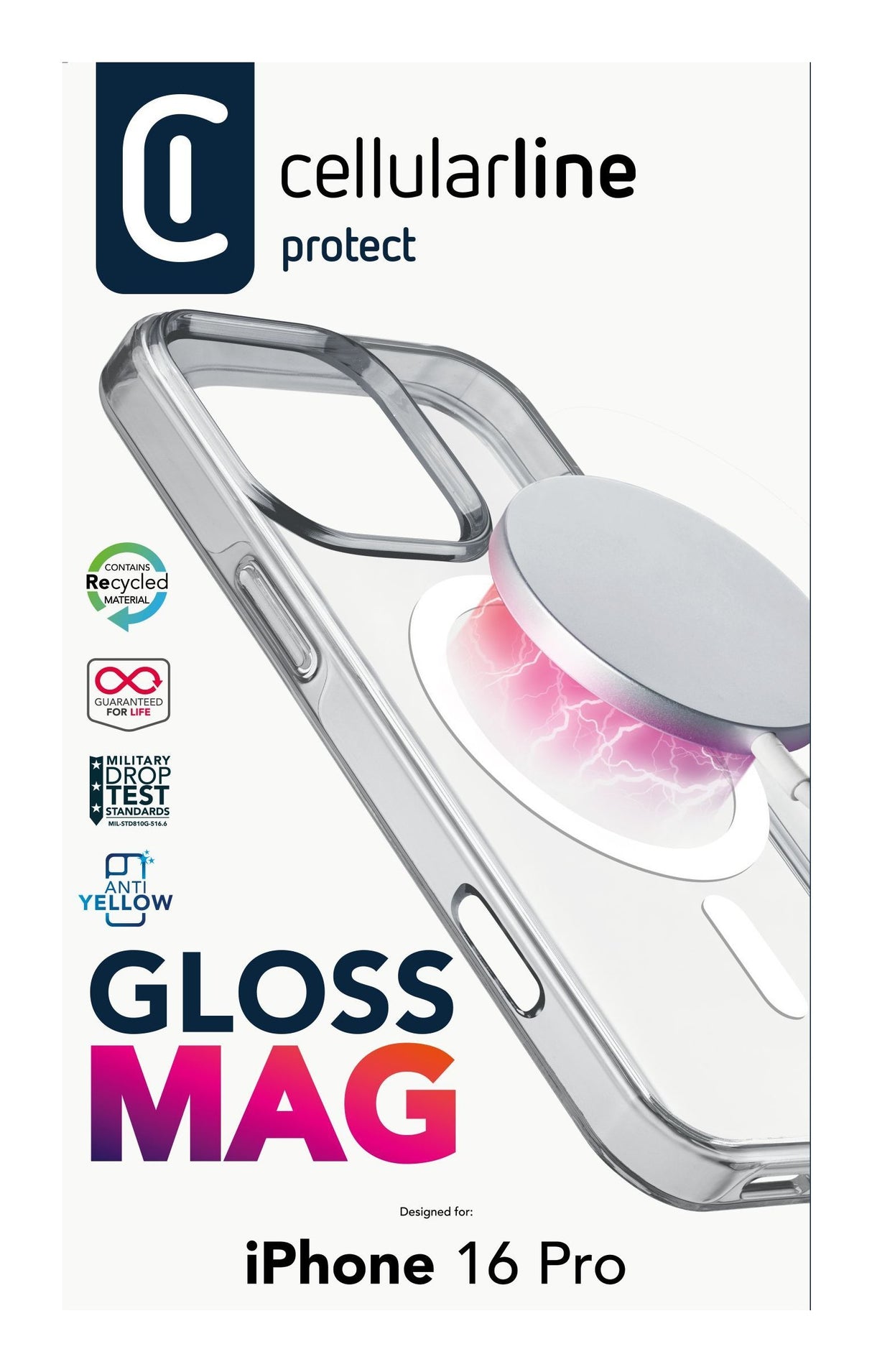 EAN 8018080482847 - Cellularline 8018080482847 funda para teléfono móvil 16 cm (6.3") Transparente imagen 4
