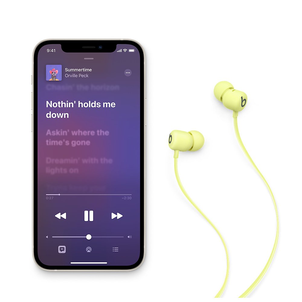 Apple Beats Flex All-Day Wireless Earphones - Yuzu Yellow
