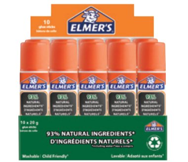 Elmer'S Pure School Pegamento En Barra Pure Glue 20g 10 Piezas