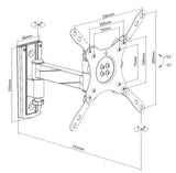 Equip Soporte Inclinable Tv 13" 42" Vesa 200x200 Max 15kg