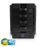 Fantec Sq-35u3e-6g Raid Schwarz 4x3,5  Sata Hdd Usb3.0 Esata