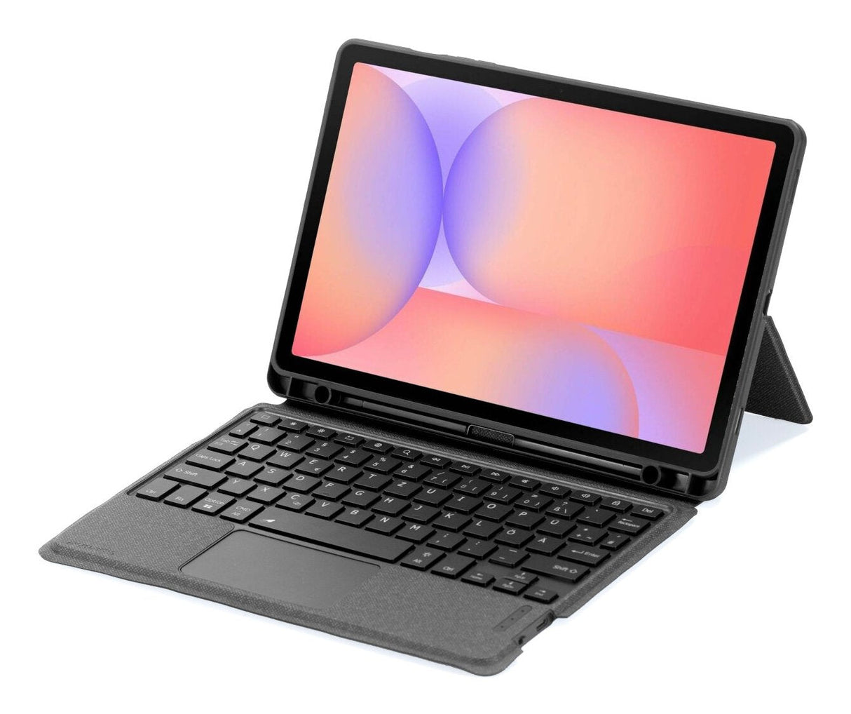 4smarts Tastatur Funda Solid Pro Qwertz Para Samsung Galaxy Tab S10 Lite, Grafit