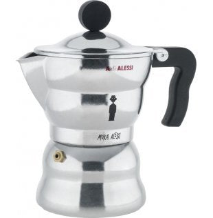 Cafetera  Alessi Moka  Italiana Aluminio