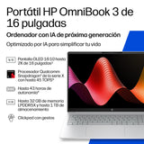 EAN 0821844699676 - HP OmniBook 3 Laptop Next Gen AI 16-bz0004nsx Copilot+ PC Snapdragon Portátil 40,6 cm (16") 2K 16 GB LPDD imagen 4