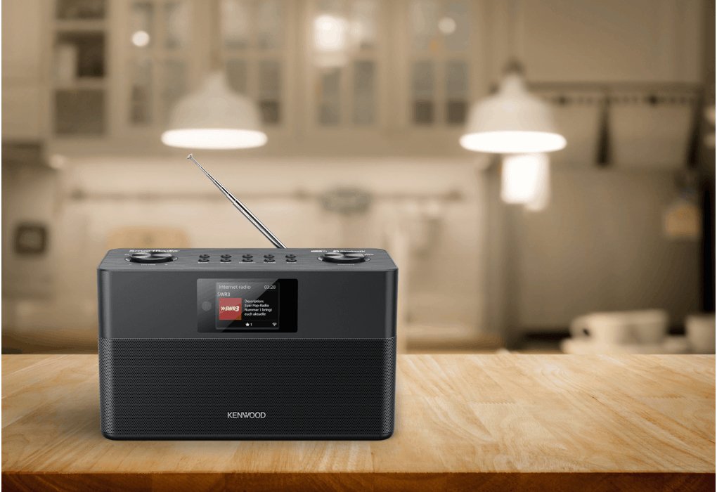 Kenwood Cr-M100s Smart Radio Mit Dab+, Grosses Farbdisplay, Wifi Negro
