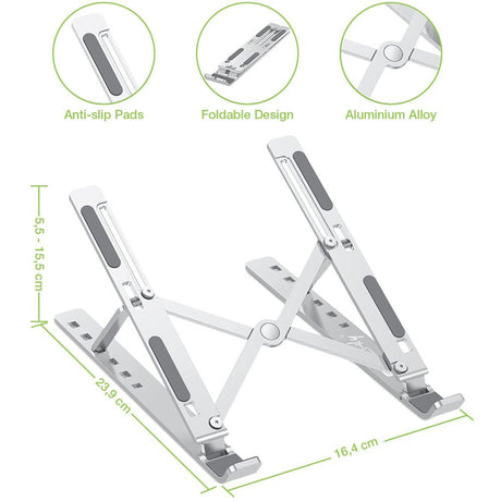 EAN 8059018364255 - Techly ICA-TBL 134TY soporte para ordenador portátil Plata 40,6 cm (16") imagen 9