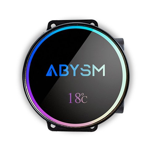 EAN 6940533544593 - ABYSM Artic 240 ARGB Procesador Sistema de refrigeración líquida todo en uno Negro 1 pieza(s) imagen 4