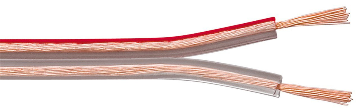 Bobina De  10 Metros Cable Altavoz Transparente 2x1,50mm Cobre Goobay