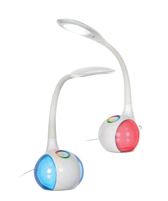 Activejet Aje-Rainbow Rgb Lámpara De Mesa Led Con Base De Iluminación Rgb