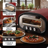EAN 8003705124325 - Ariete 3901/00 fabricante de pizza y hornos 1 Pizza(s) 2200 W Rojo imagen 3