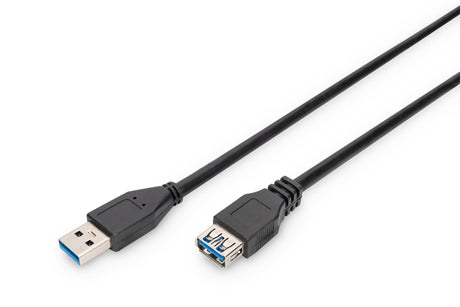 EAN 4016032283355 - Digitus AK-300203-018-S cable USB USB 3.2 Gen 1 (3.1 Gen 1) 1,8 m USB A Negro imagen 1
