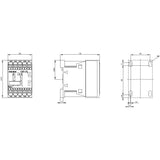Siemens 3rh21222bb40 Hilfsschtz 2s+2 24vdc S00 Federzuganschluss