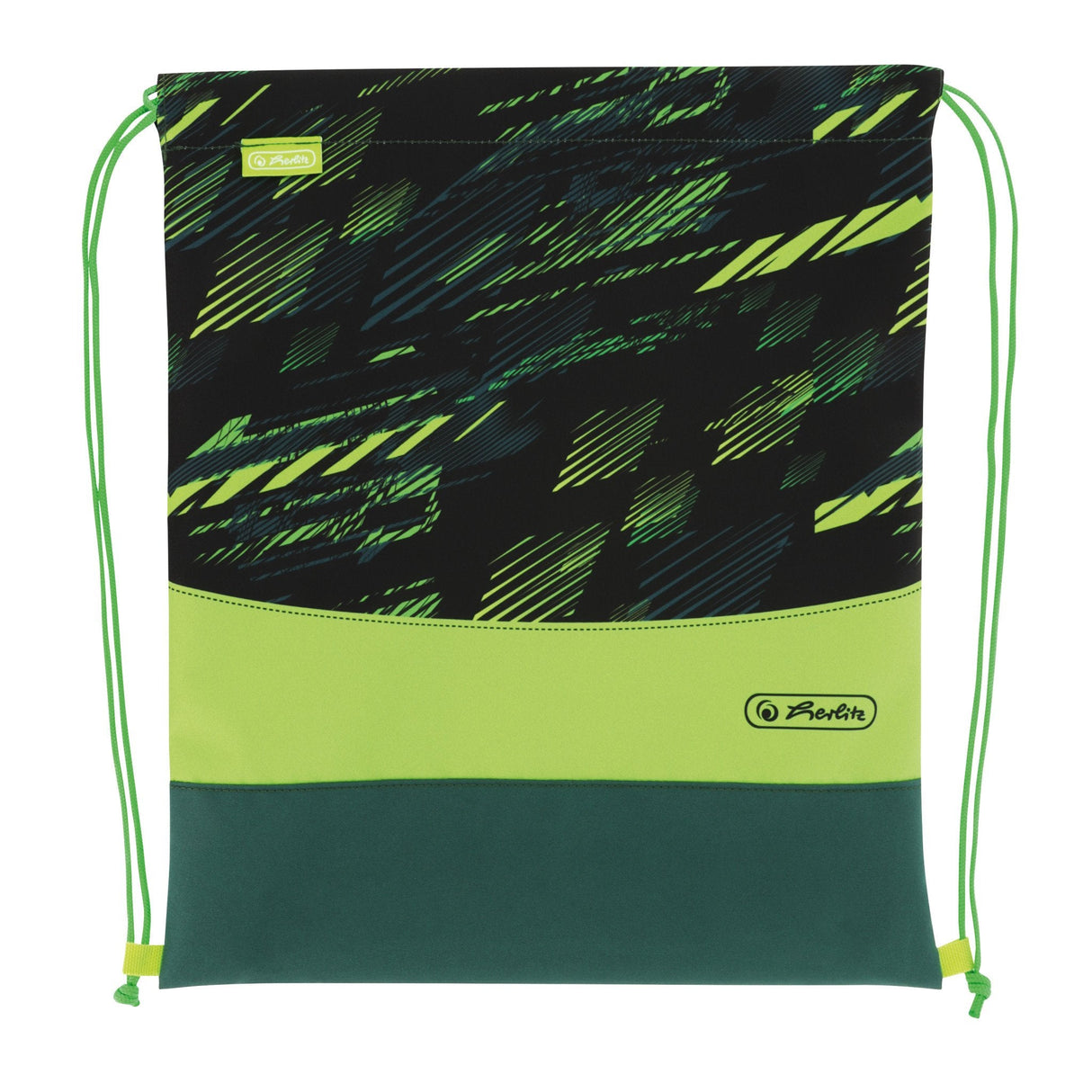 Herlitz Loop Plus Game Changer Juego De Mochila Escolar Niño Poliéster Negro, Verde