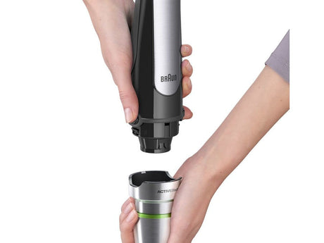EAN 8021098774613 - Braun MQ 7025X 0,6 L Batidora de inmersión 1000 W Negro, Acero inoxidable imagen 4