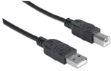 EAN 0766623333382 - Manhattan 333382 cable USB USB 2.0 3 m USB A Negro imagen 2