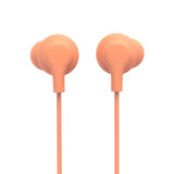 Sluchawki Douszne Curly Usb-C Pomaranczowe
