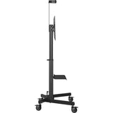 Vision X-Series Vfm-F22 Carrito Altura Ajustable Para Pantalla Lcd Acero Aluminio Negro Mate Tamaño De Pantalla: 31"-80"