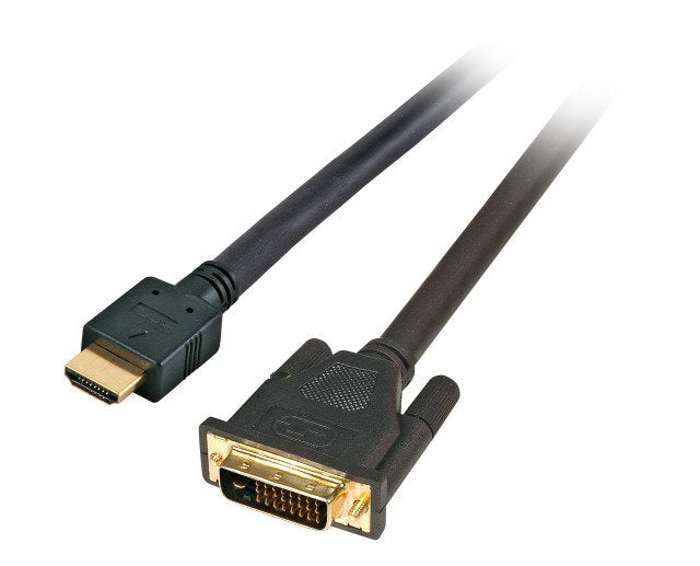 Efb Highspeed Hdmi - Dvi Cable,Hdmi A - Dvi 24+1 St-St 5m, Schwarz