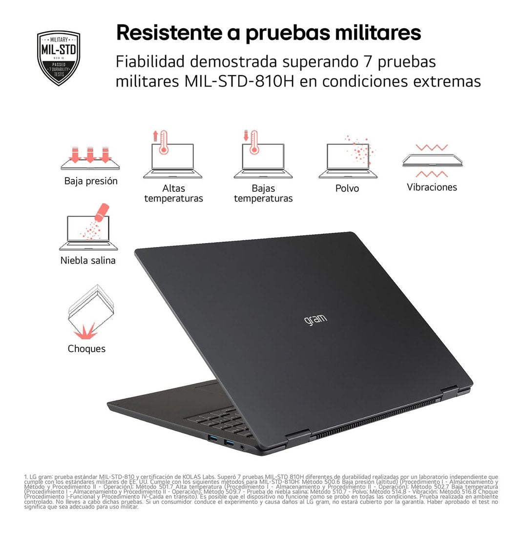 EAN 8806096479476 - LG Gram 14Z90T Intel Core Ultra 7 255H Portátil 35,6 cm (14") WUXGA 32 GB LPDDR5x-SDRAM 1 TB SSD Wi-Fi 6E imagen 5