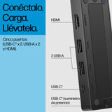 EAN 0197497618105 - HP USB-C Travel Hub G3 Acoplamiento USB 3.2 Gen 1 (3.1 Gen 1) Type-C Negro imagen 4