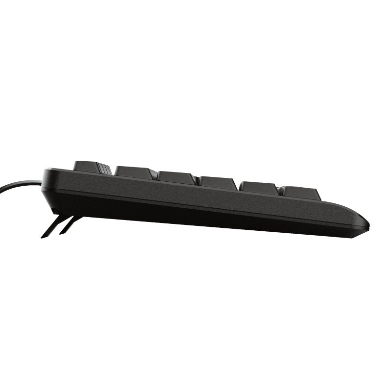 Trust Primo Teclado, Distribución Alemana Qwertz, Resistente A Líquidos, Leiser Tastenanschlag