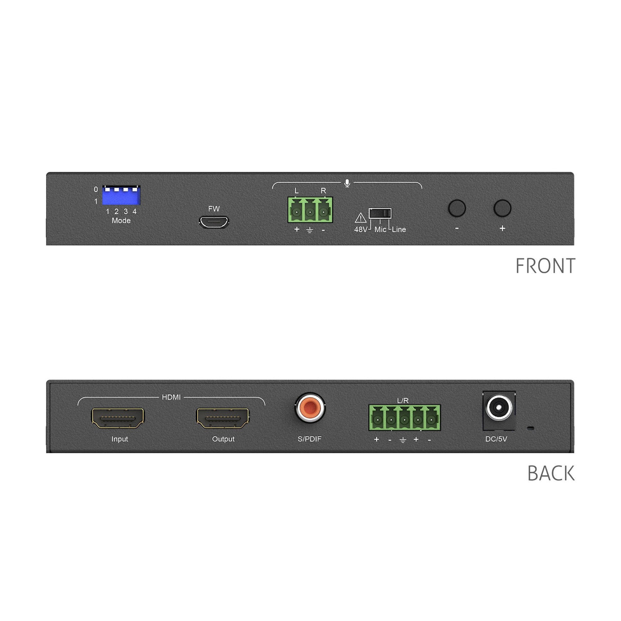 Purelink Puretools - Insertador Y Extractor De Audio Hdmi 2.0, 4k (60hz 4: 4: 4)