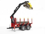 Bruder Remolque Con Grua Forestal - Escala 1:16 02252