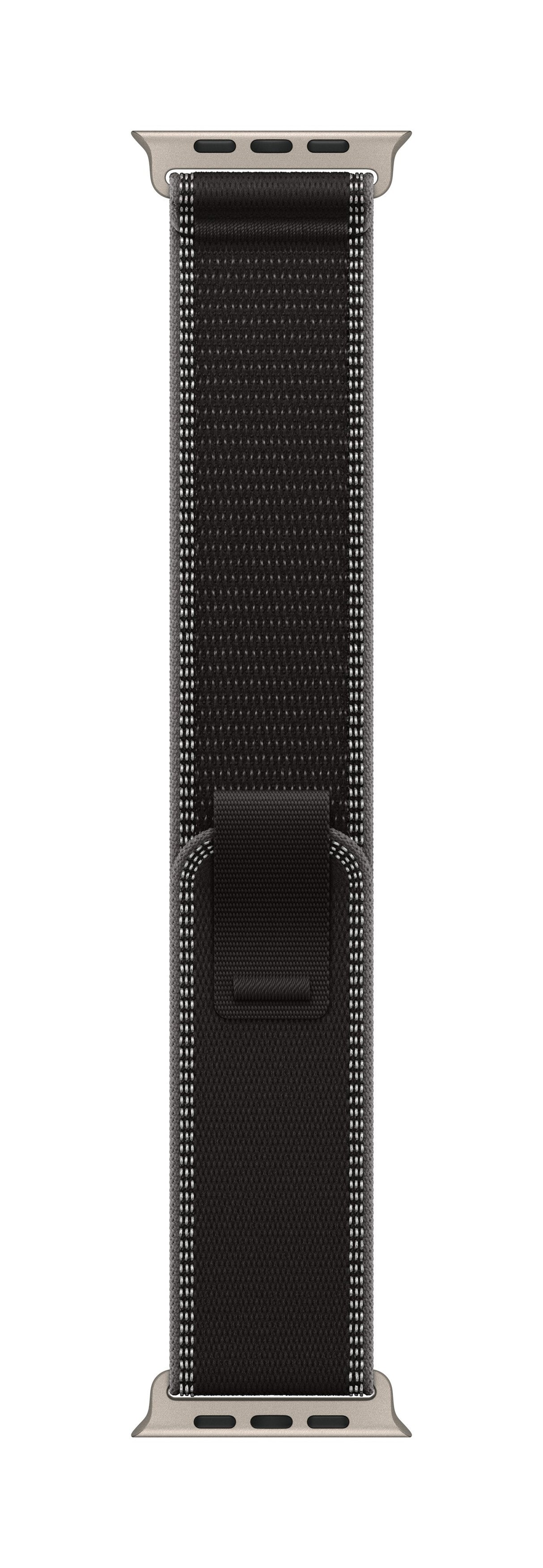 49mm Black/Charcoal Trail Loop - M/L - Natural Titanium Finish