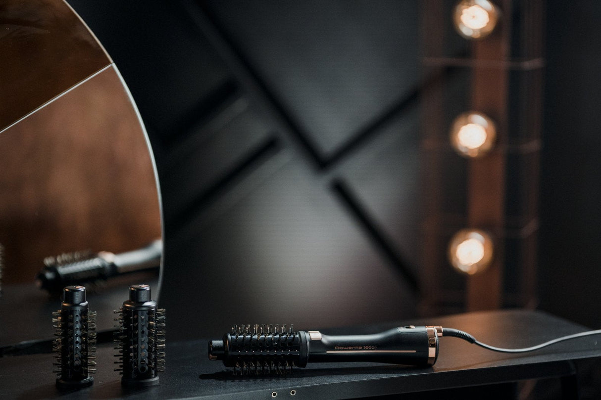 Rowenta Ultimate Experience Cf9625 Cepillo De Aire Caliente Caliente Negro, Bronce 750 W