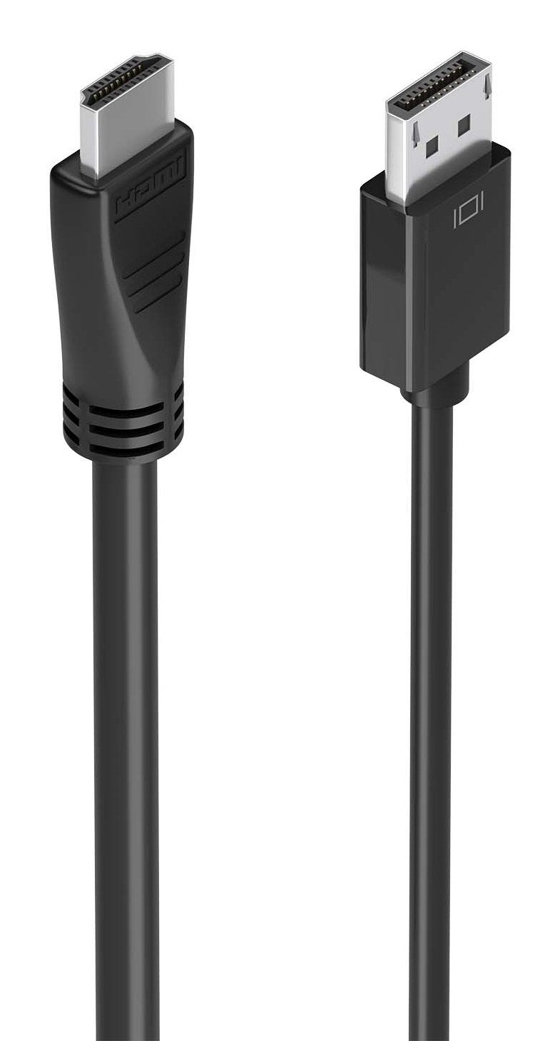 Aisens Cable Conversor Displayport A Hdmi 4k@60hz, Dp/M-Hdmi/M, Negro, 5.0m