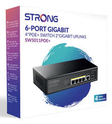 EAN 9120072379055 - Strong SW5011POE+ switch Gigabit Ethernet (10/100/1000) Energía sobre Ethernet (PoE) Montaje en pared/esc imagen 6