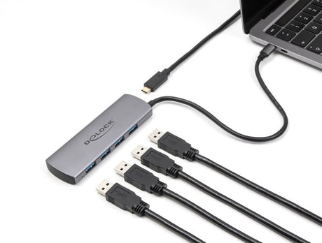 EAN 4043619642939 - DeLOCK 64293 hub de interfaz USB 3.2 Gen 1 (3.1 Gen 1) Type-C 10000 Mbit/s Gris imagen 2
