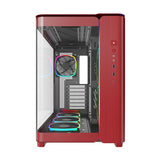 Caja Montech King Pro 95, Roja, Vidrio Templado X 2 King95pror