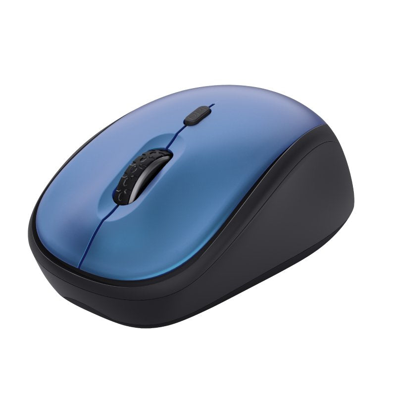 Raton Optico Yvi+ Wireless Silencioso Azul Trust <Span Data-Teams='True'>Bluetooth</Span>/ Dpi 800-1600 / Azul