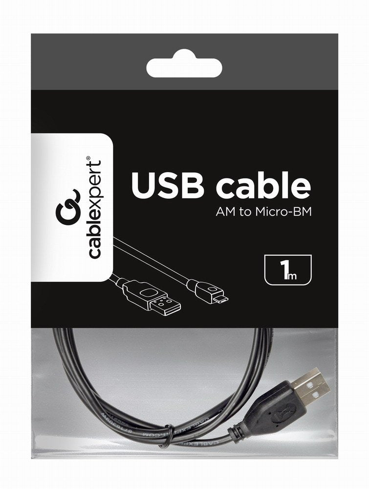 EAN 8716309082105 - Gembird CCP-MUSB2-AMBM-1M cable USB USB 2.0 Micro-USB B USB A Negro imagen 4