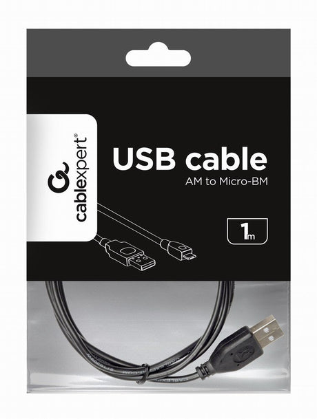 EAN 8716309082105 - Gembird CCP-MUSB2-AMBM-1M cable USB USB 2.0 Micro-USB B USB A Negro imagen 4