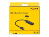 Delock Adapter Hdmi-A Stecker Zu Displayport Buchse 8k