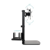 EAN 8433281016873 - TooQ DB1128TN-B soporte para monitor 68,6 cm (27") Escritorio Negro imagen 3