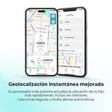 Savefamily Reloj Inteligente Infantil Savewatch Plus 2 - Pantalla Amoled - Carcasa Blanca - Correa Silicona Maui