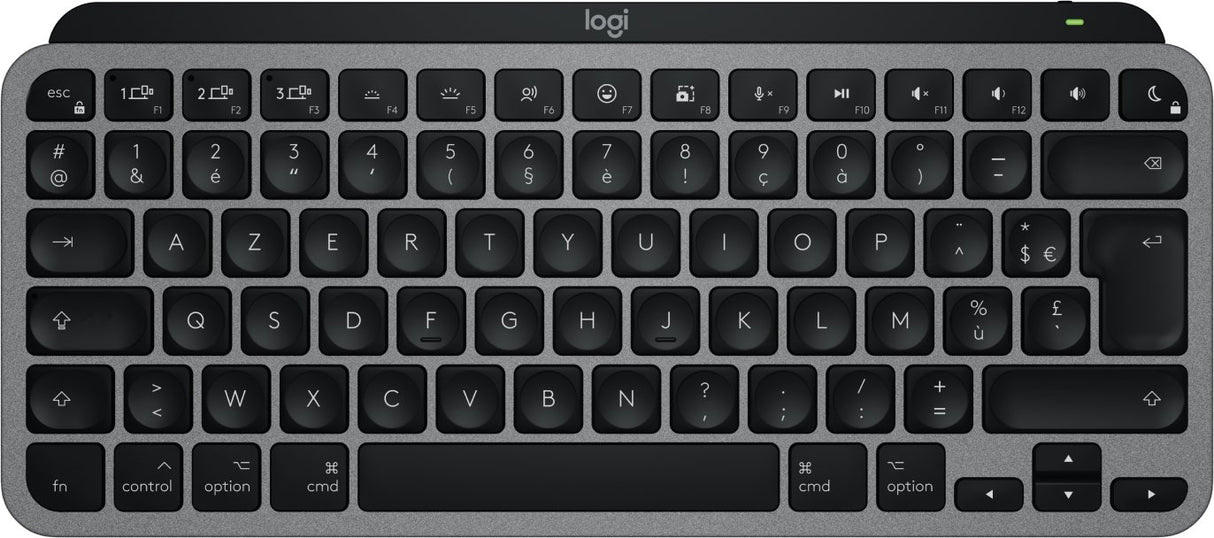 EAN 5099206122048 - Logitech MX Keys Mini For Mac teclado Hogar / Oficina Bluetooth AZERTY Francés Negro, Gris imagen 5