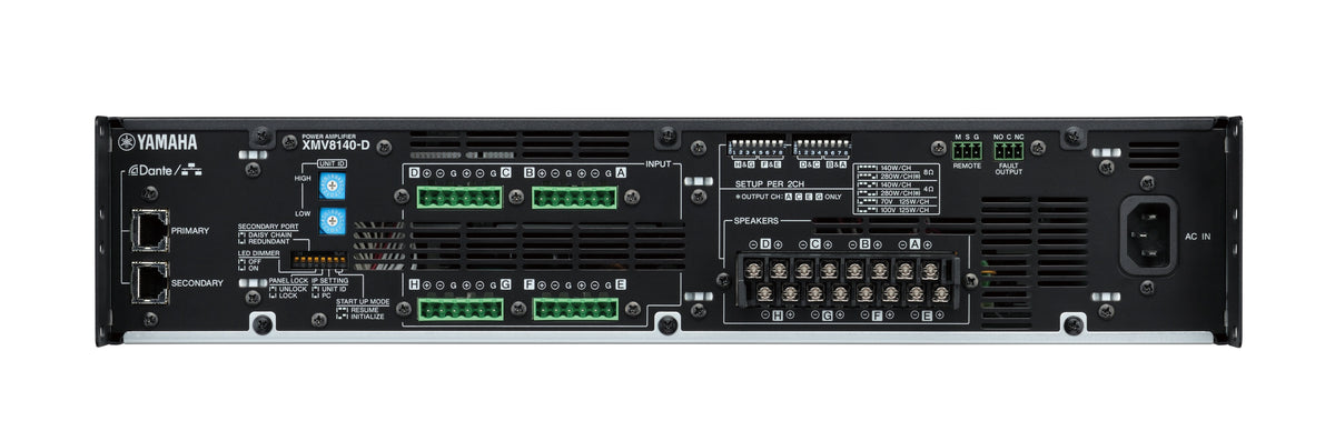 Xmv8140-D E Xmv Series Power Cons Xmv Series Power Amplifiers
