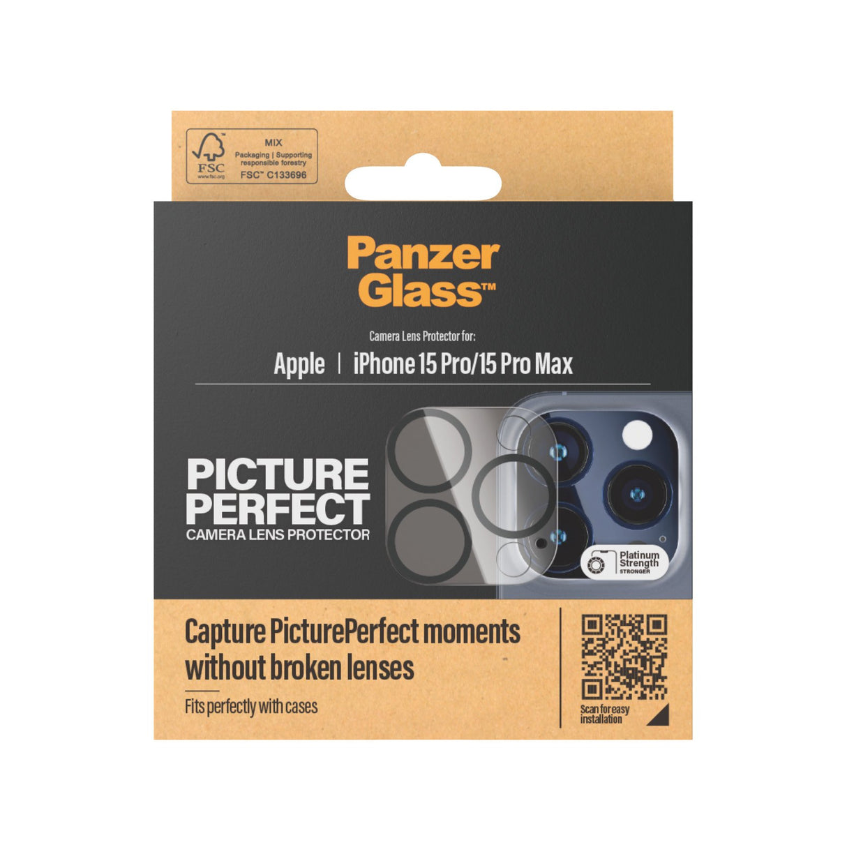 EAN 5711724011375 - PanzerGlass ® PicturePerfect Camera Lens Protector iPhone 15 Pro | 15 Pro Max Protector de pantalla Apple imagen 3